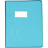 Protège-cahier en PVC 22/100ème, pour format 17x22 cm, bleu