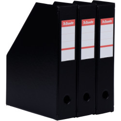 Lot de 3 porte-revues LEITZ noir