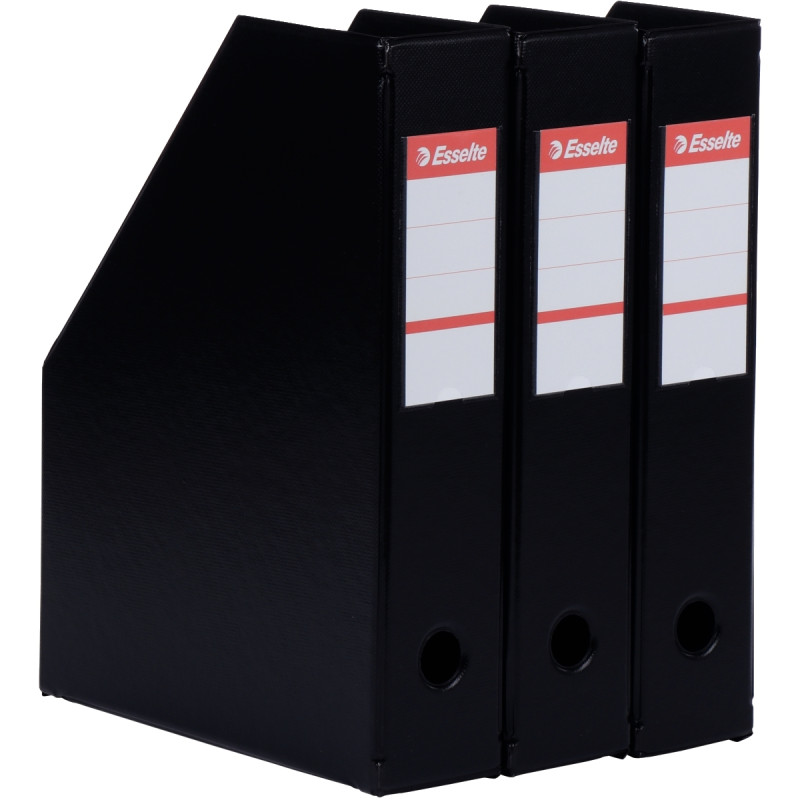 Lot de 3 porte-revues LEITZ noir