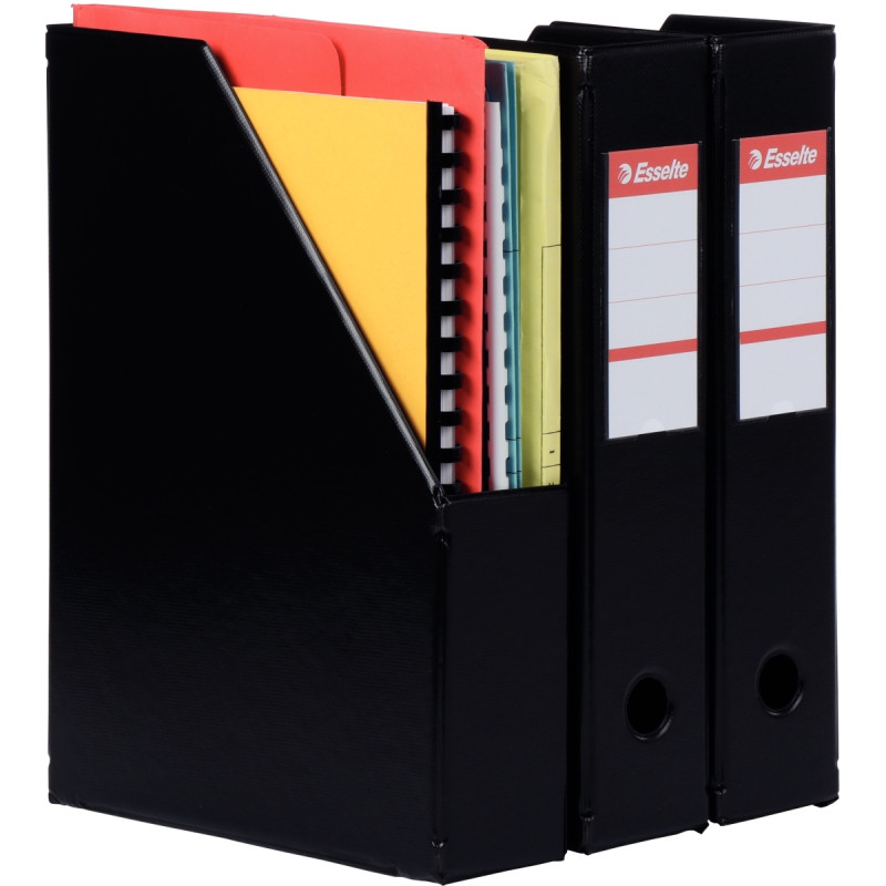 Lot de 3 porte-revues LEITZ noir