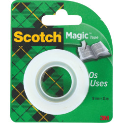 Rouleau adhésif Scotch Magic invisible 19mmx25m