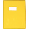 Protège-cahier en PVC 22/100ème, pour format 17x22 cm, jaune