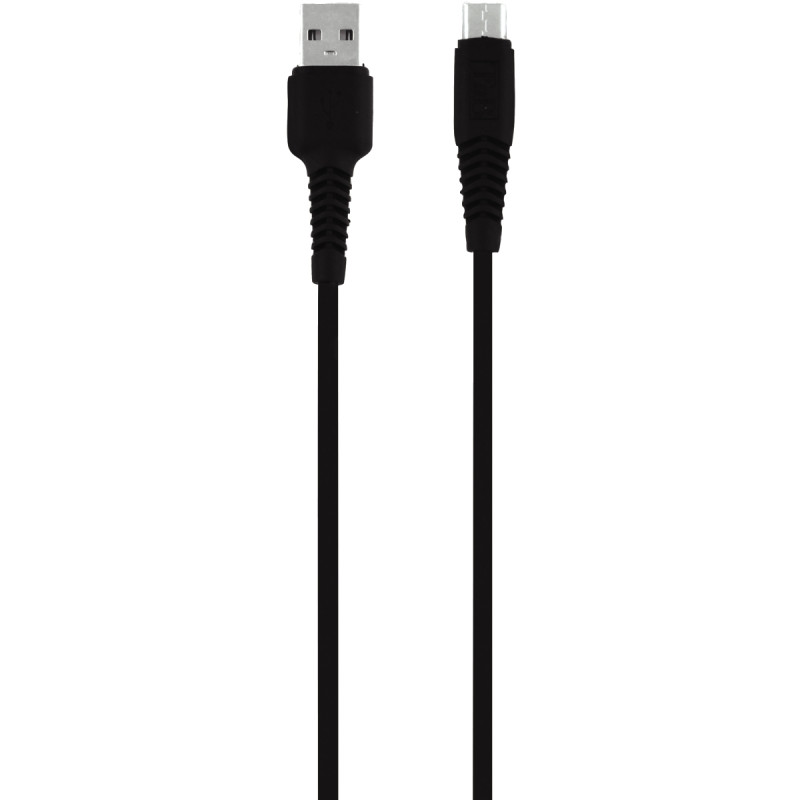 Cordon USB type A vers type C 2m noir