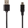 Cordon USB 2.0 type A vers type mini USB B 2m noir