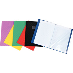 Paquet de 10 protège-cahiers avec rabats épaisseur 22/100ème 21 x 29,7