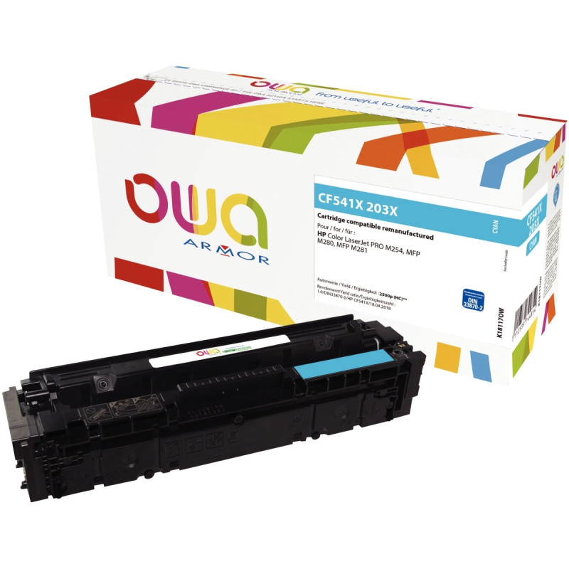 OWA cartouche laser cyan haute capacité remanufacturée compatible HP 2