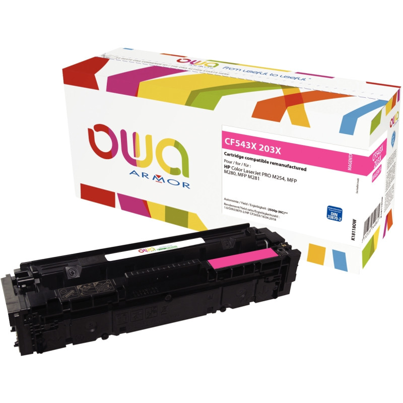 OWA cartouche laser magenta haute capacité remanufacturée compatible H