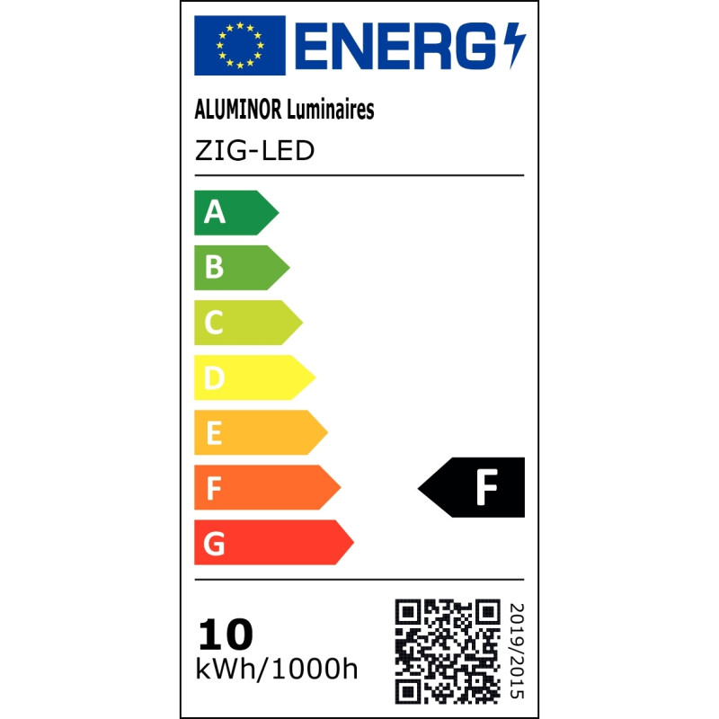 Lampe LED Zig noir
