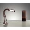Lampe LED Gilda marron