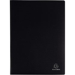 Protège-documents PP OPAK 20 vues, noir