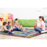 Tapis 200x200cm apprendre les couleurs