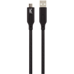 Cordon USB type A vers type micro USB B 3m noir
