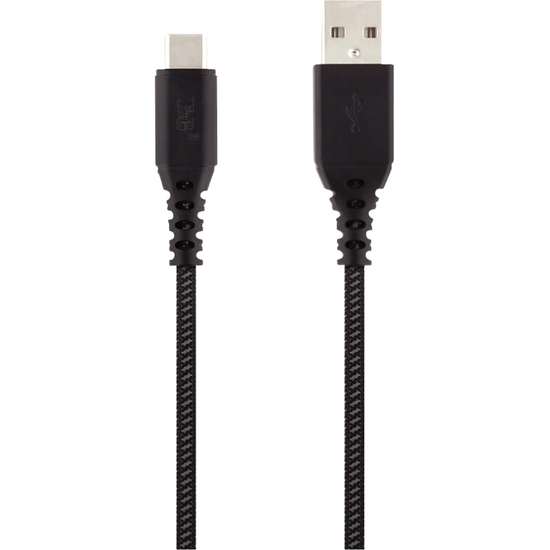 Cordon USB type A vers type C 1,5m noir