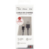Cordon USB type A vers type Lightning 1m noir