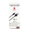 Cordon USB type A vers type Lightning 1m noir