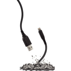 Cordon USB type A vers type Lightning 1,5m noir