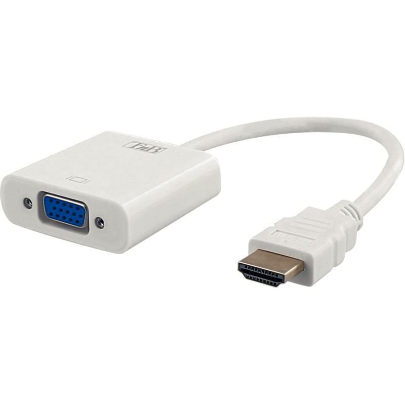 Adaptateur HDMI vers VGA blanc
