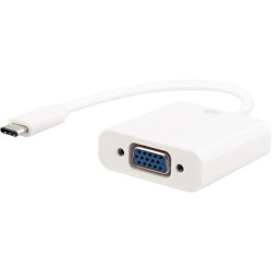Adaptateur USB-C vers VGA blanc