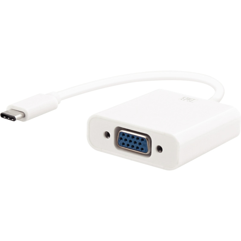 Adaptateur USB-C vers VGA blanc