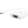 Adaptateur USB-C vers VGA blanc