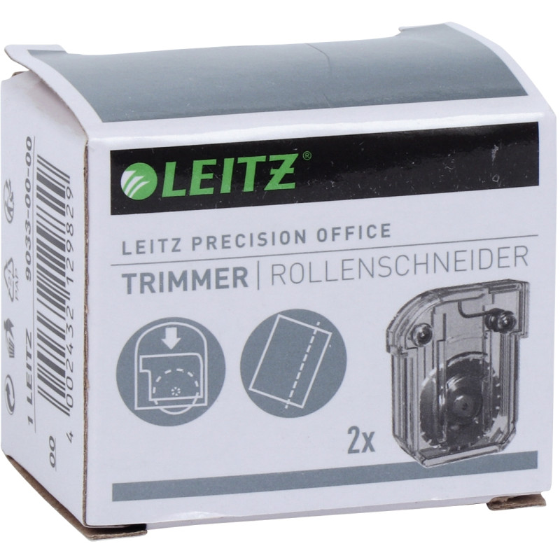 Lot de 2 lames de rechange coupe vague pour rogneuse Leitz Precision 9