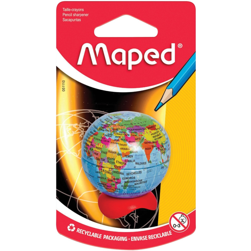 Blister taille crayon globe 1 usage