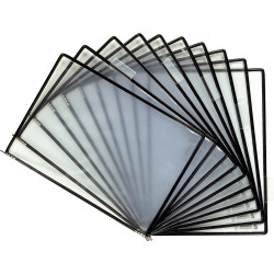Sachet de 10 pochettes noires format A4 pour code 08969