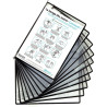 Sachet de 10 pochettes noires format A4 pour code 08969