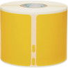 1 rouleau de 220 étiquettes expédition 54 x 101 mm noir et jaune
