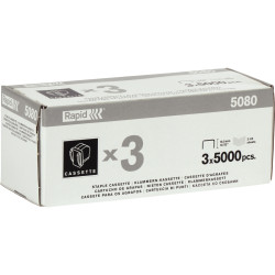 Paquet de 3 cassettes de 5 000 agrafes pour agrafeuse R5080 Rapid