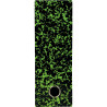 Boite de transfert papier marbré, dos 9 cm, vert