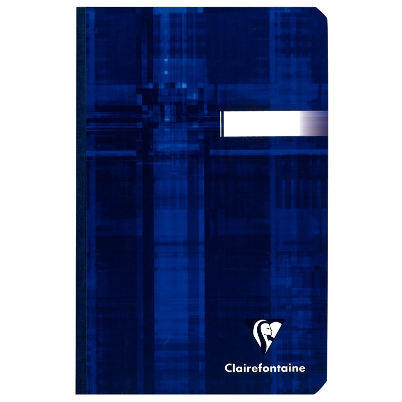 Carnet broché 192 pages CLAIREFONTAINE, format 11x17 cm, quadrillé 5x5