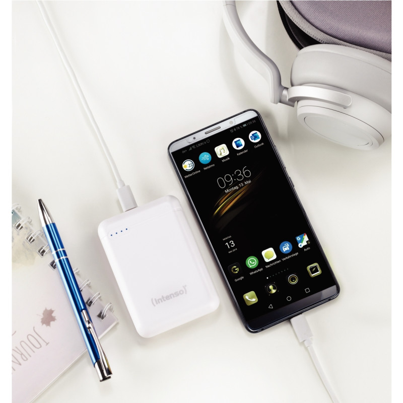 Batterie de secours Intenso XS 10000 mAh blanche