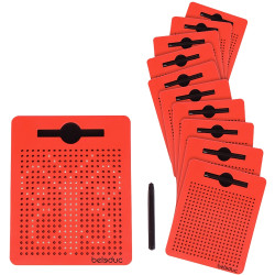 Set de 12 planches à dessin magnétiques