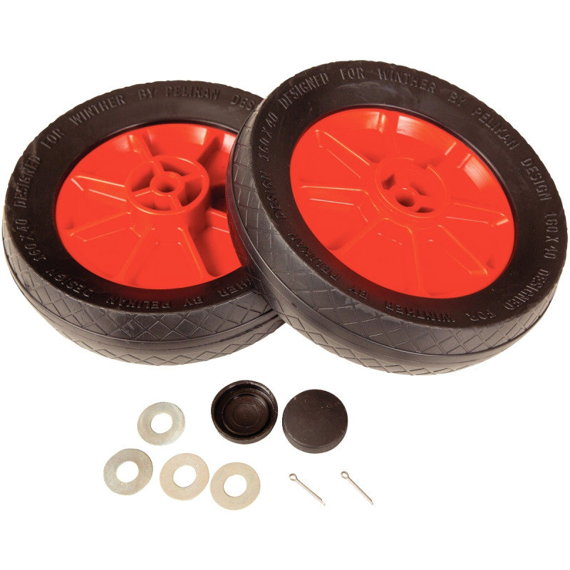 Set de 2 roues arrière diamètre 160mm
