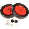 Set de 2 roues arrière diamètre 160mm