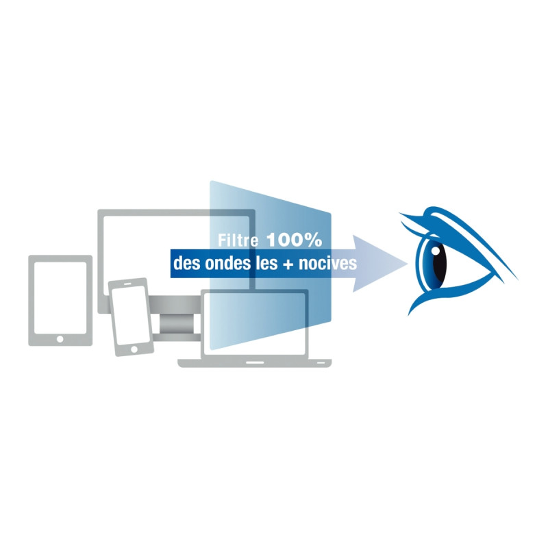 Filtre anti-lumière bleue BlueCat Screen 17,3'' taille écran 215x382mm