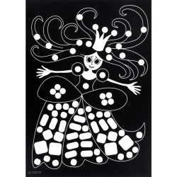 Pochette de 16 planches de gommettes et de 5 motifs différents