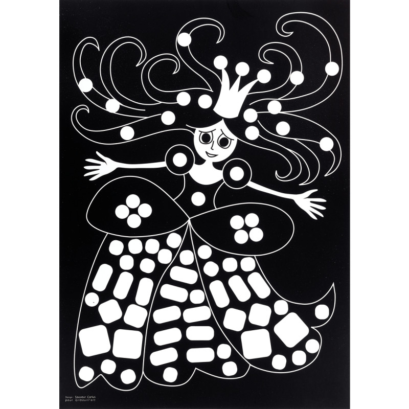 Pochette de 16 planches de gommettes et de 5 motifs différents