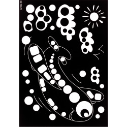 Pochette de 16 planches de gommettes et de 5 motifs différents