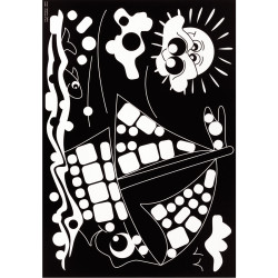 Pochette de 16 planches de gommettes et de 5 motifs différents