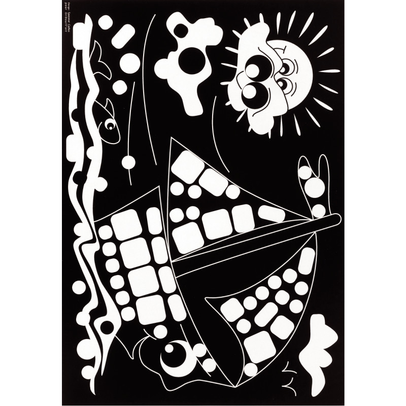 Pochette de 16 planches de gommettes et de 5 motifs différents