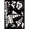 Pochette de 16 planches de gommettes et de 5 motifs différents