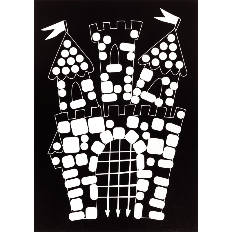 Pochette de 16 planches de gommettes et de 5 motifs différents