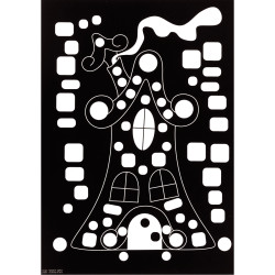Pochette de 16 planches de gommettes et de 5 motifs différents