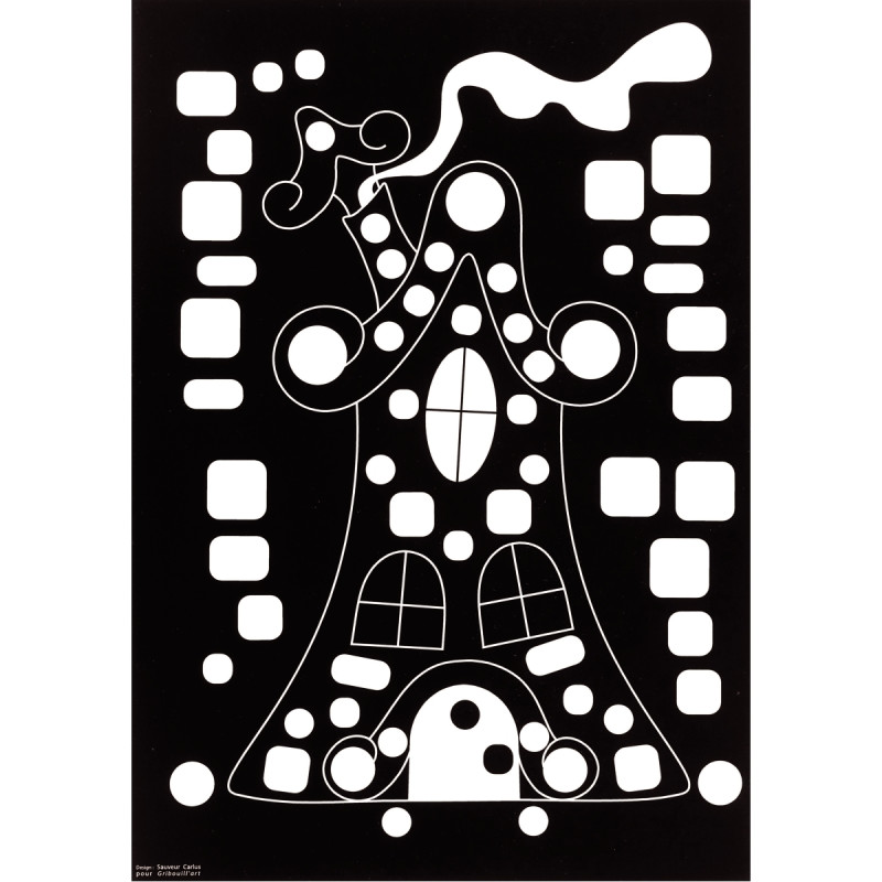Pochette de 16 planches de gommettes et de 5 motifs différents