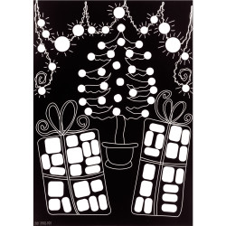 Pochette de 16 planches de gommettes et de 5 motifs différents