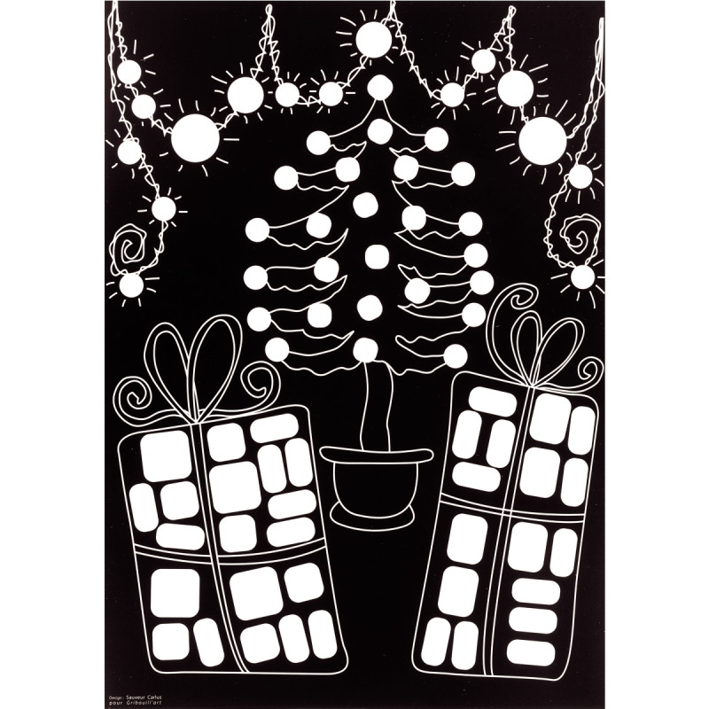Pochette de 16 planches de gommettes et de 5 motifs différents