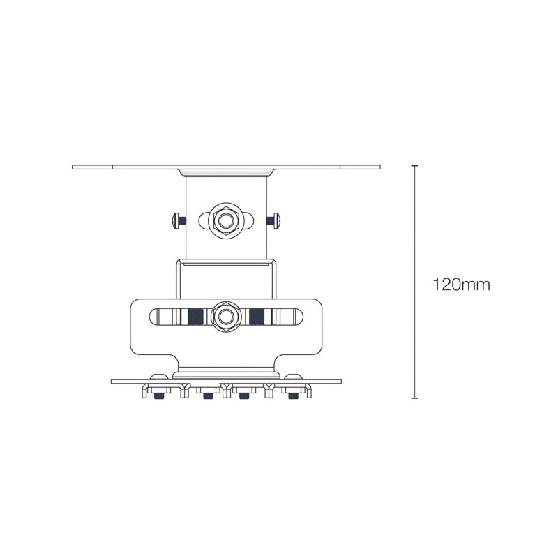 Support plafond court pour vidéoprojecteur