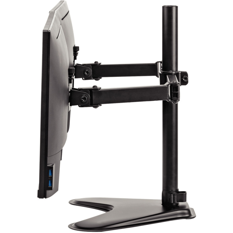 Bras double écrans horizontal sur socle Professional Series